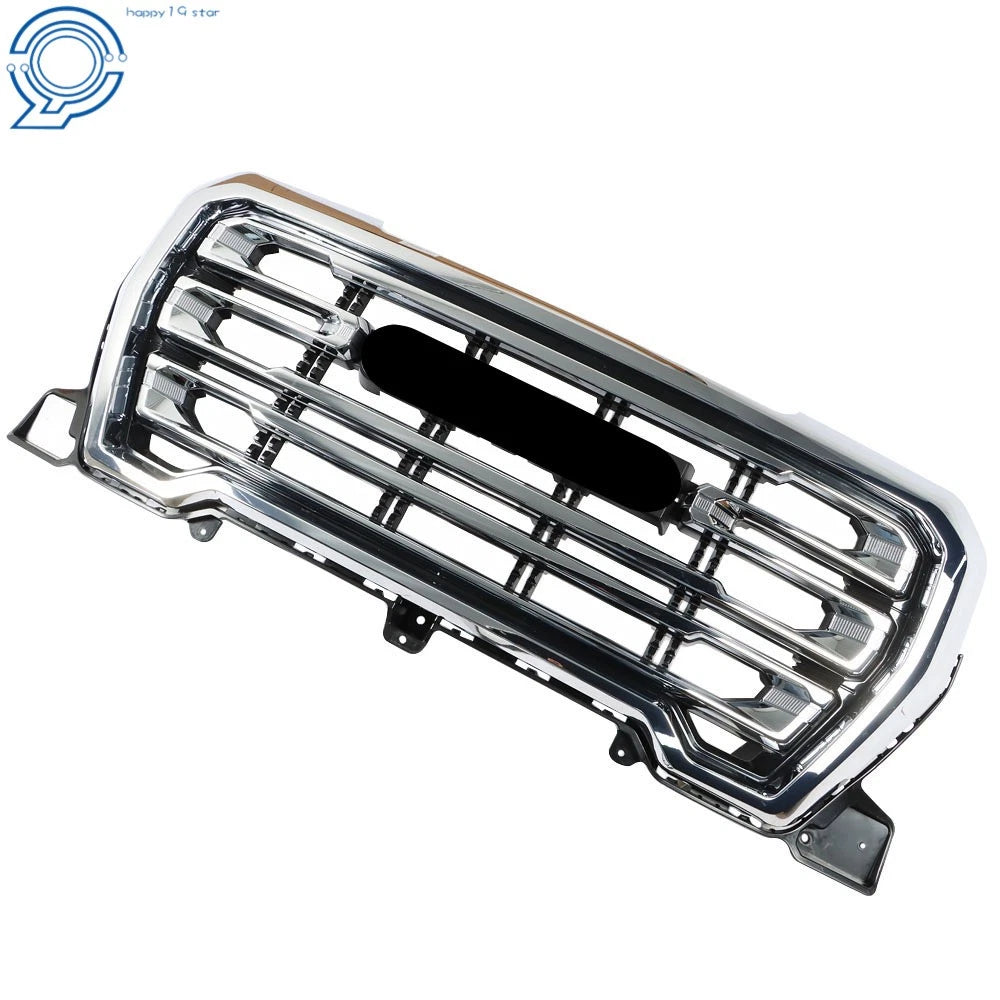 Front Hood Grille Assembly for GMC Sierra 1500 SLT (2019–2021) Chrome