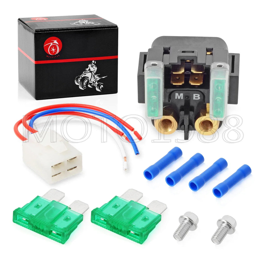 Starter Solenoid Relay M-B & Plug for Yamaha Road Star 1700 XV1700 (2008–2014)