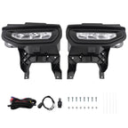 LED Bumper Fog Lights Set for GMC Sierra 1500 (2016–2018) + Switch & Bracket