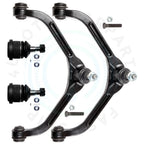 Set of 4 Front Upper Control Arms & Lower Ball Joints for Jeep Liberty (2005–2007)