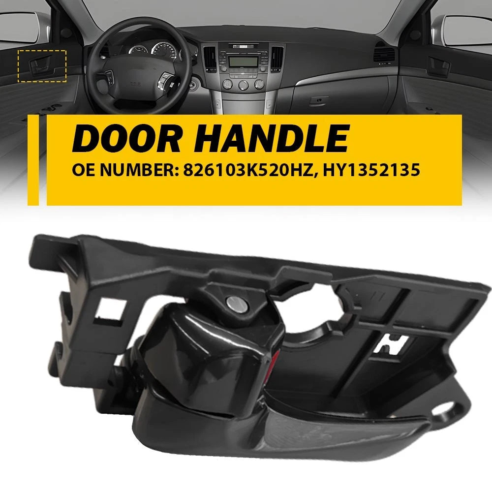 Interior Door Handle for Hyundai Sonata (2008–2010) LH Gloss Black