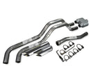 Dual Exhaust Muffler for Nissan Titan (2004–2006) 2.5" Side Exit Slash Tip
