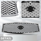 Chrome Front Bumper Upper Grille for Infiniti Q50 (2018-2023)