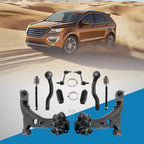 Front Struts w/Control Arms Sway Bars Kit for Ford Edge (2007–2014)