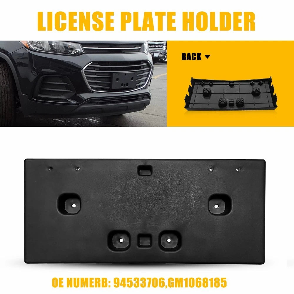 Front License Plate Tag Frame Bracket for Chevrolet Trax (2017–2022)