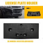 Front License Plate Tag Frame Bracket for Chevrolet Trax (2017–2022)