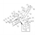 Sissy Bar Backrest Docking Hardware Kit for Harley Touring Road King (1997–2008)