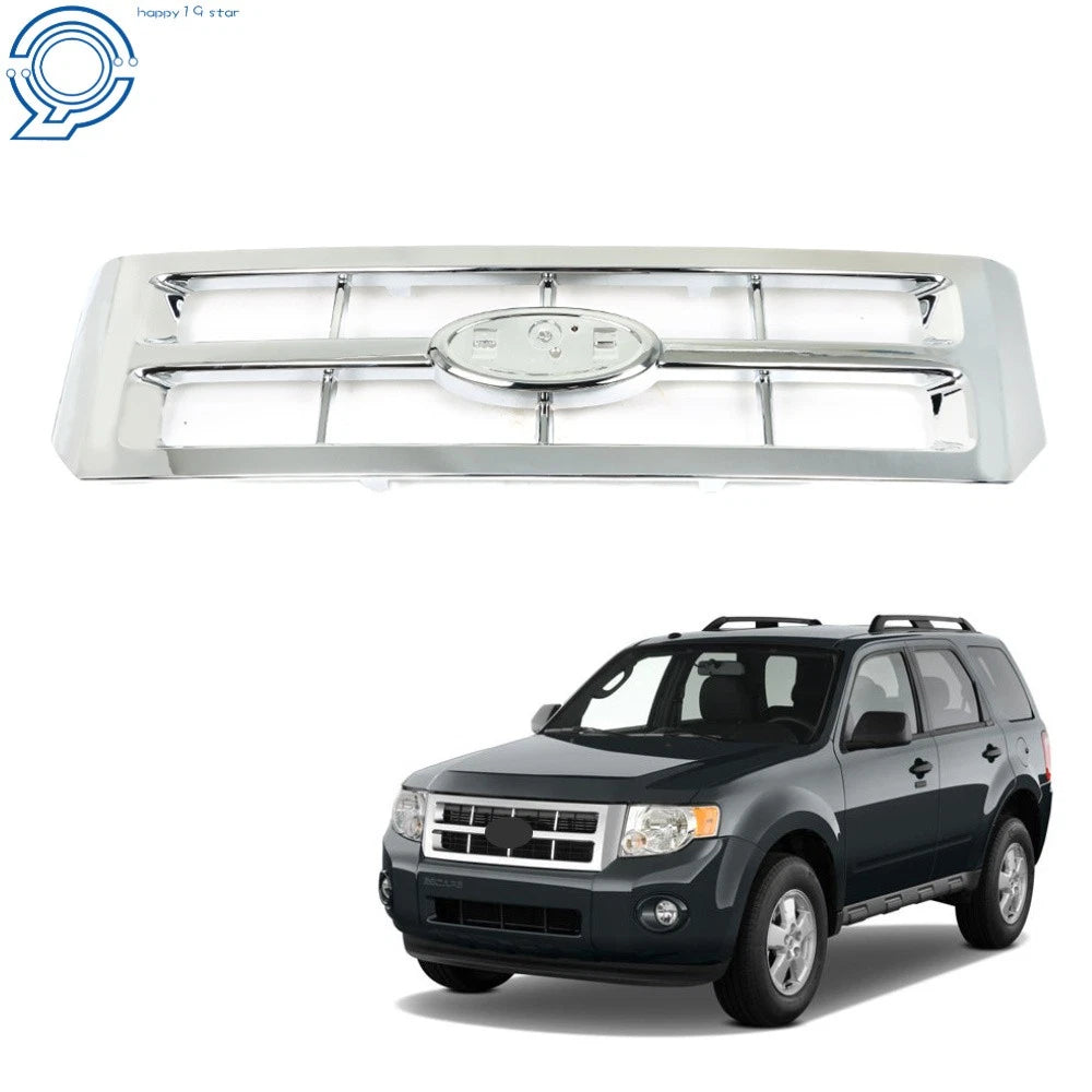Front Upper Grille for Ford Escape (2008–2012) 8L8Z8200CA Plastic Chrome