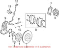Front Disc Brake Caliper Bracket 2044210994 for Mercedes