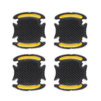 Carbon Fiber Gold Door Handle Reflective Sticker Scratch Cover Protection