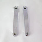 Chrome Groove Cut Heel Toe Shift Lever for Harley FL Softail (1986–Present)
