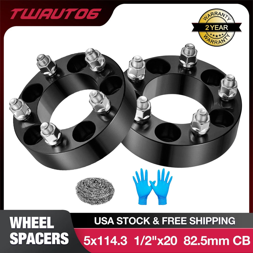2PCS 1.5" 5x4.5 Wheel Spacers 1/2"-20 for Ford Ranger (1983–2011)
