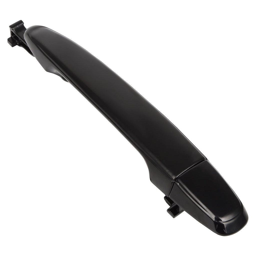 Set of 2 Exterior Door Handles for Toyota Sienna (2004–2010) Black Plastic