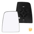 Heated Rearview Left Side Mirror Glass with Backing Plate for Ford Transit (2015–2020)