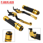 Folding Extendable Brake Clutch Levers for Kawasaki Z1000 (2010–2023) - Gold