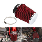 3" 76mm High Flow Inlet Dry Air Filter for Cold Air Intake Replacement