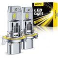 2X H13 LED Headlight Bulbs for Cars (33000LM 6500K)