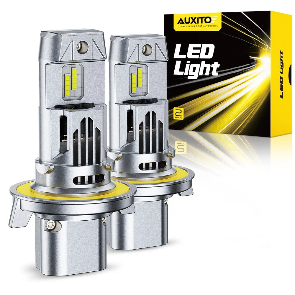 2X H13 LED Headlight Bulbs for Cars (33000LM 6500K)