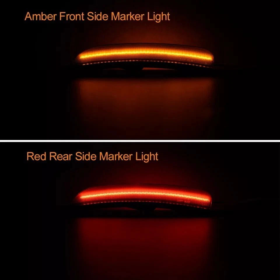Set of 2 Smoke LED Side Marker Lights for Chrysler Pacifica (2017–2022)