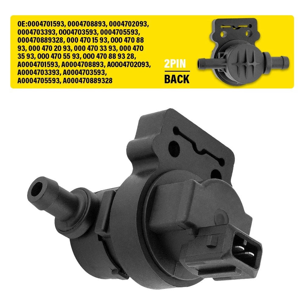 Vapor Canister Purge Valve for Mercedes-Benz E320 S430 S500 (1998–2006) 0004701593
