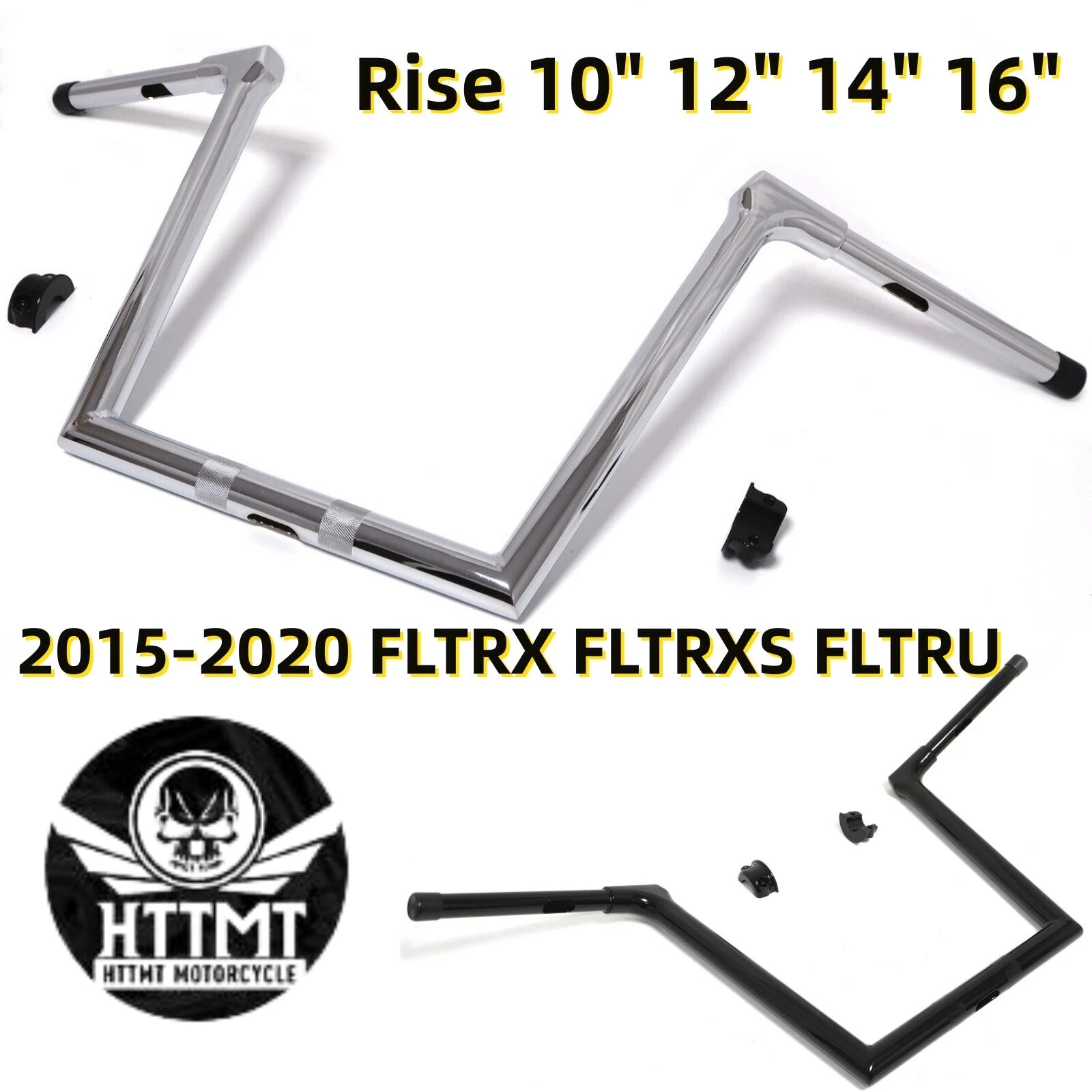 10" 12" 14" 16" Ape Hanger Handlebar for Harley Road Glide FLTRX FLTRU (2015–2020)