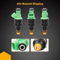 8X 42LB Fuel Injectors for Chevy Camaro, Ford Mustang (EV1 440cc 0280150558)