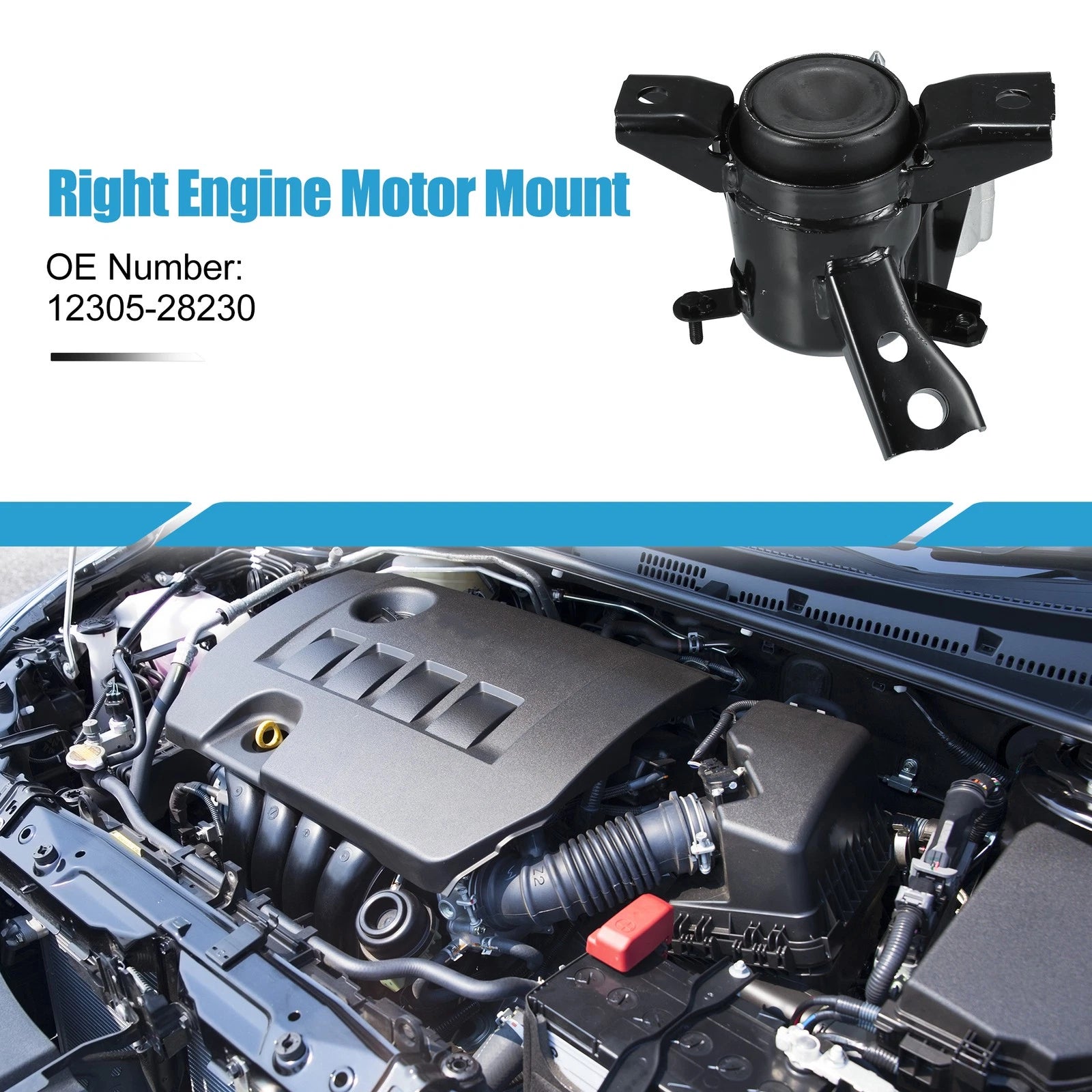 Engine Motor Mount Right Insulator for Toyota RAV4 (2006–2009)