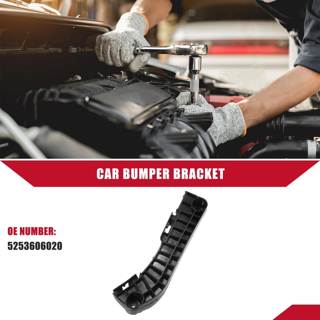 Front Left Bumper Bracket for Toyota Camry (2007–2011) No.5253606020 Black