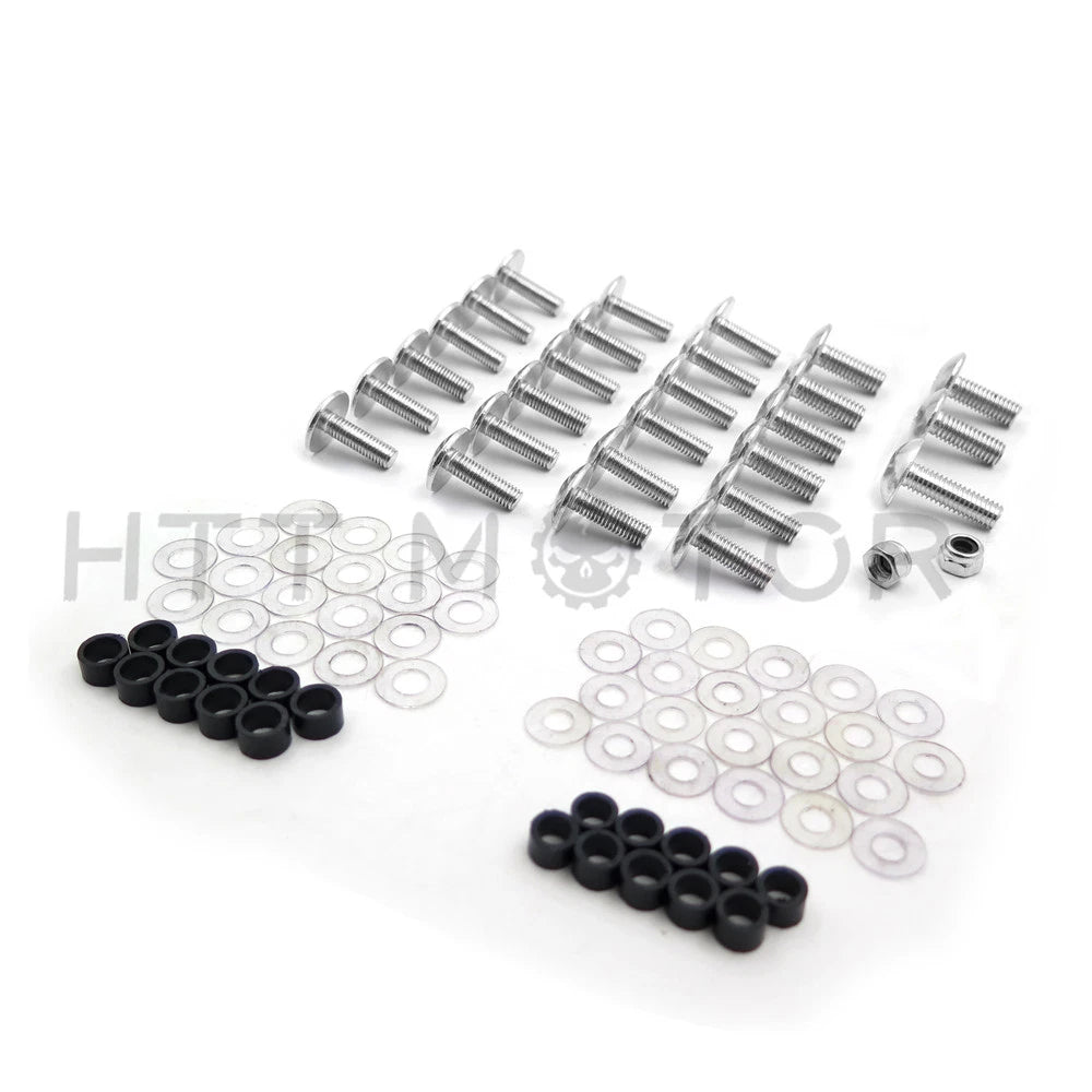 Aluminum Fairing Bolt Kit for Honda CBR 954RR (2002–2003) & 900RR (1993–1999)