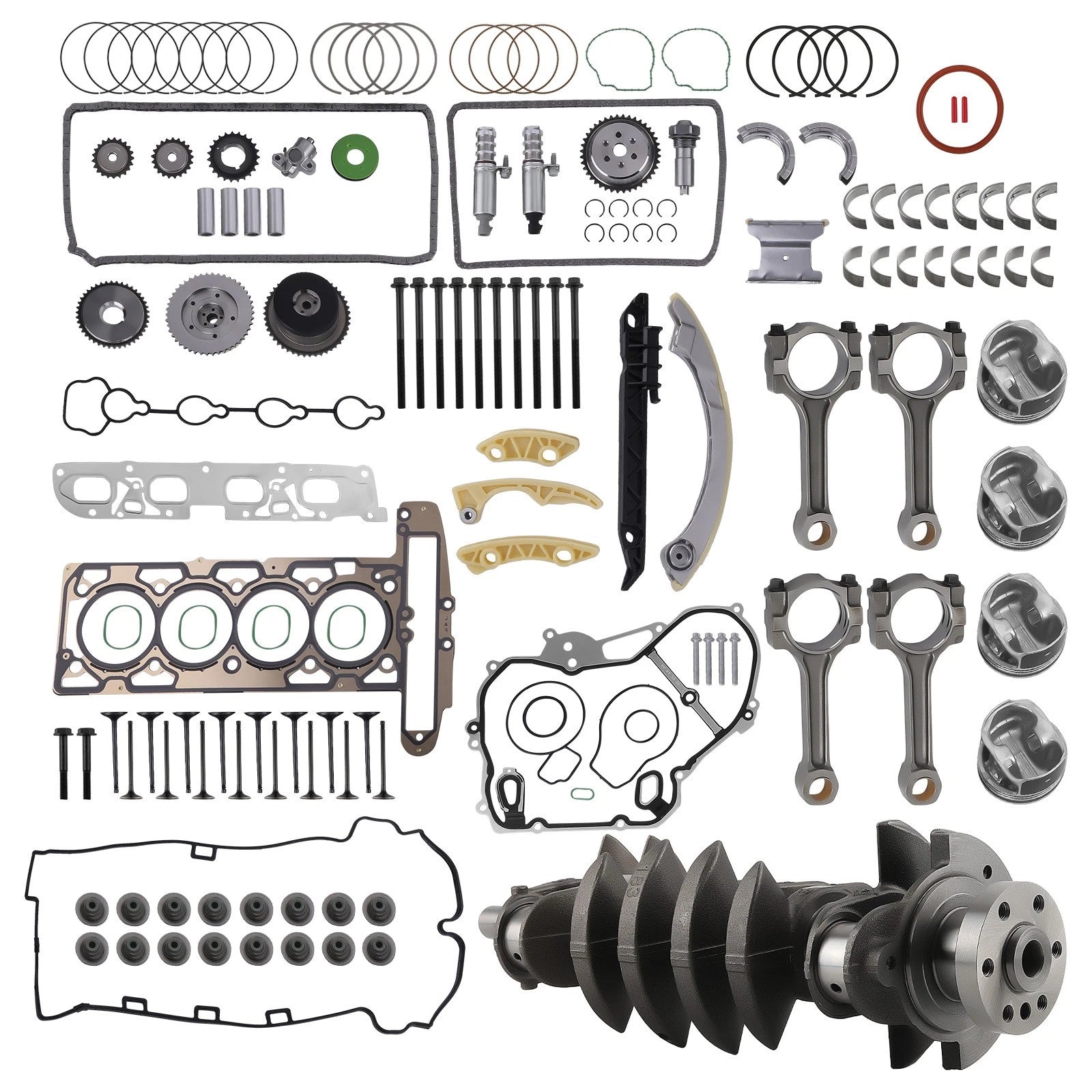 Engine Rebuild Kit for Chevrolet Equinox GMC Terrain 2.4L (2010–2017)