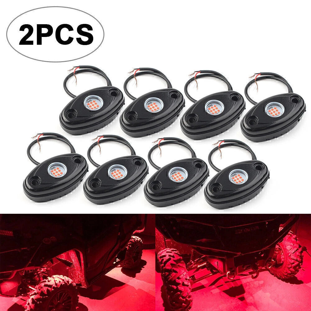 8pcs 9W LED Under Body Rock Light for Jeep (Offroad Truck SUV)