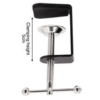 Table Mount Clamp with Silicone Pad for Microphone Stand
