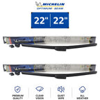 Set of 2 Michelin Optimum+ Beam Wiper Blades for GMC Yukon (2000–2020)