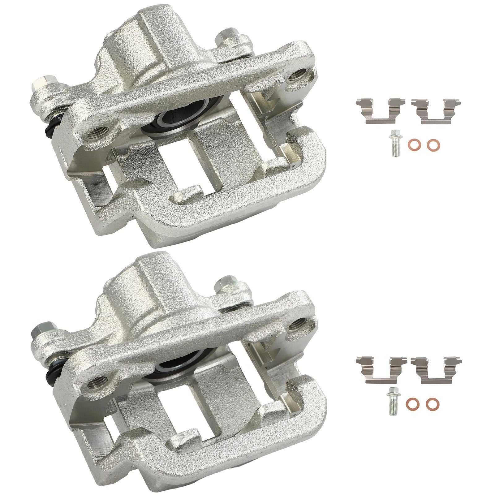 Set of 2 Rear Brake Calipers for Nissan Leaf, Rogue