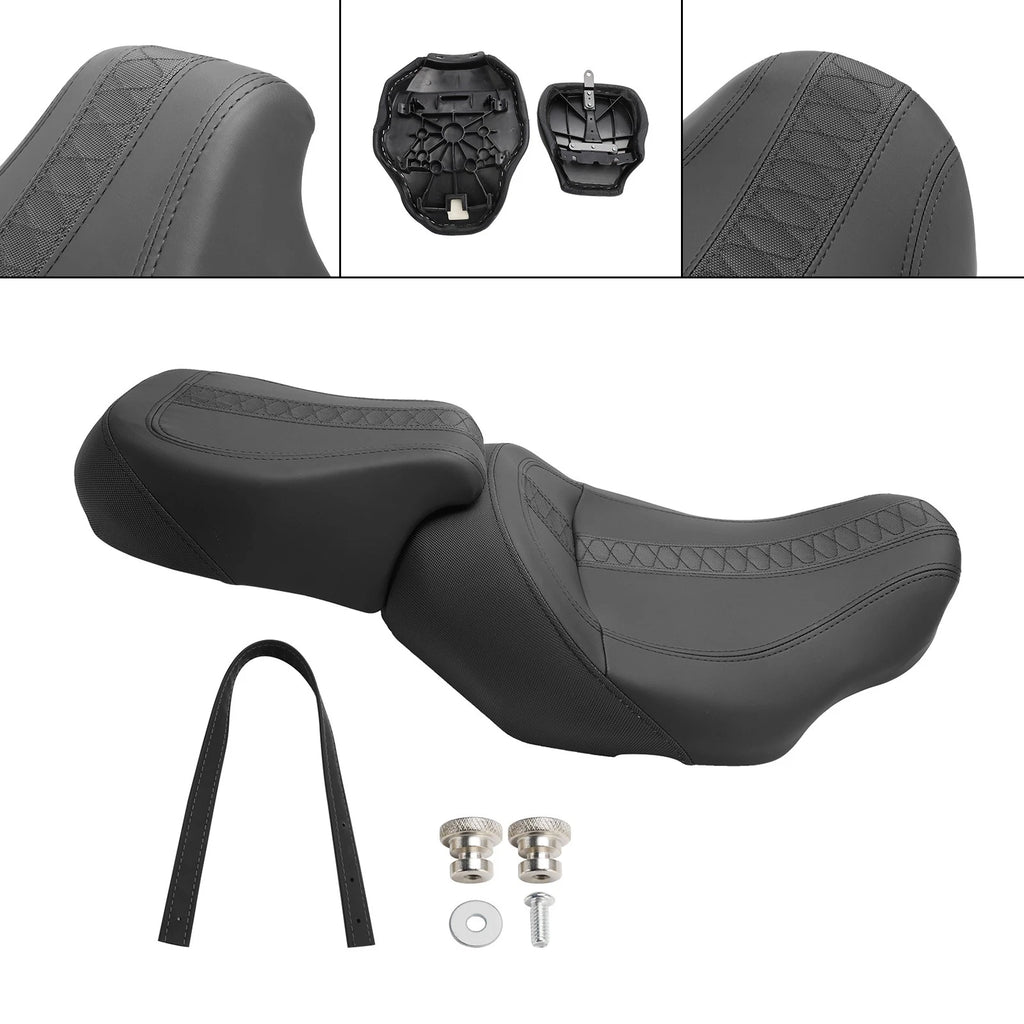 Complete Cushion Rider Passenger Seat for Harley Touring CVO Glide (2023–2024)