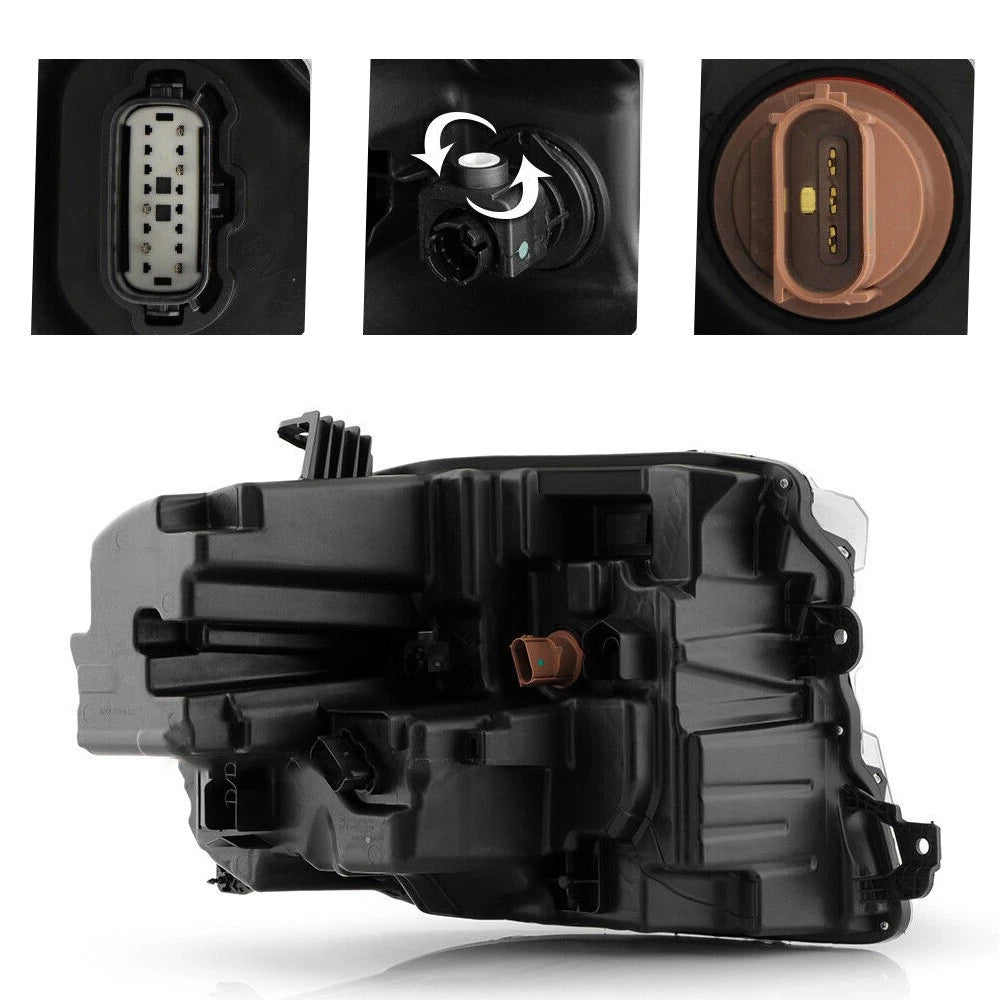 LED Headlight for Ford Maverick XL XLT (2022–2024) w/o LED DRL, w/ LED Module