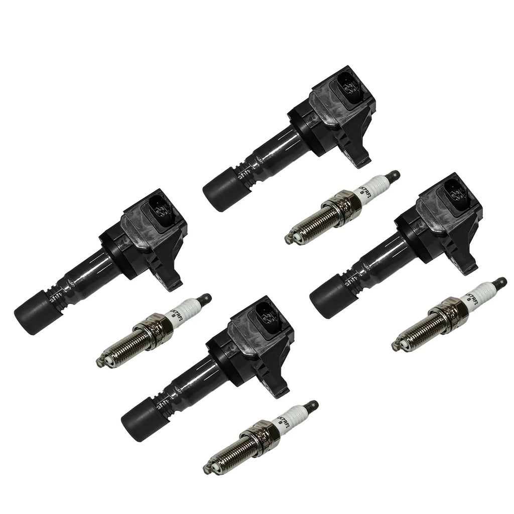 Set of 4 Ignition Coils & Spark Plugs for Honda Civic (2012)