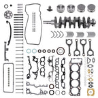 2.4L Engine Rebuild Piston Gasket Timing Kit - Crankshaft Rods For Toyota 2RZ-FE