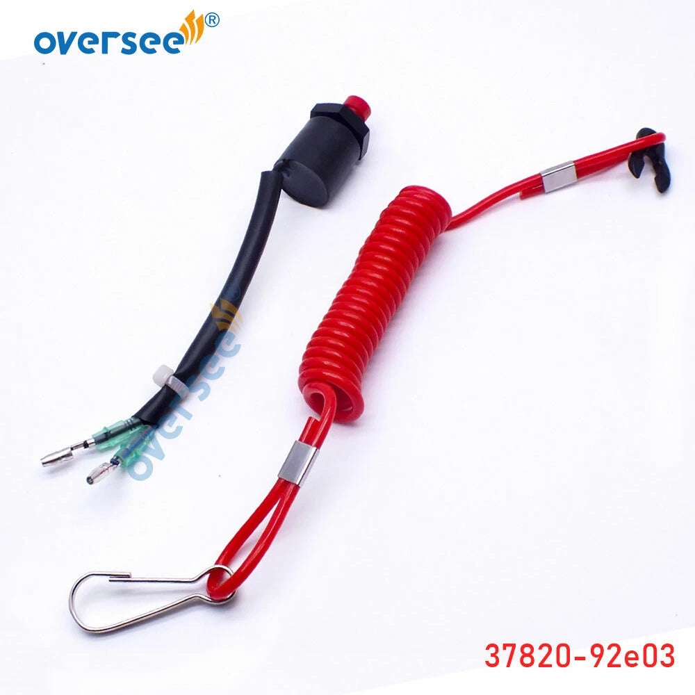 Stop Switch Assembly 37820-92E03 for Suzuki Outboard (Remotor Control Box)