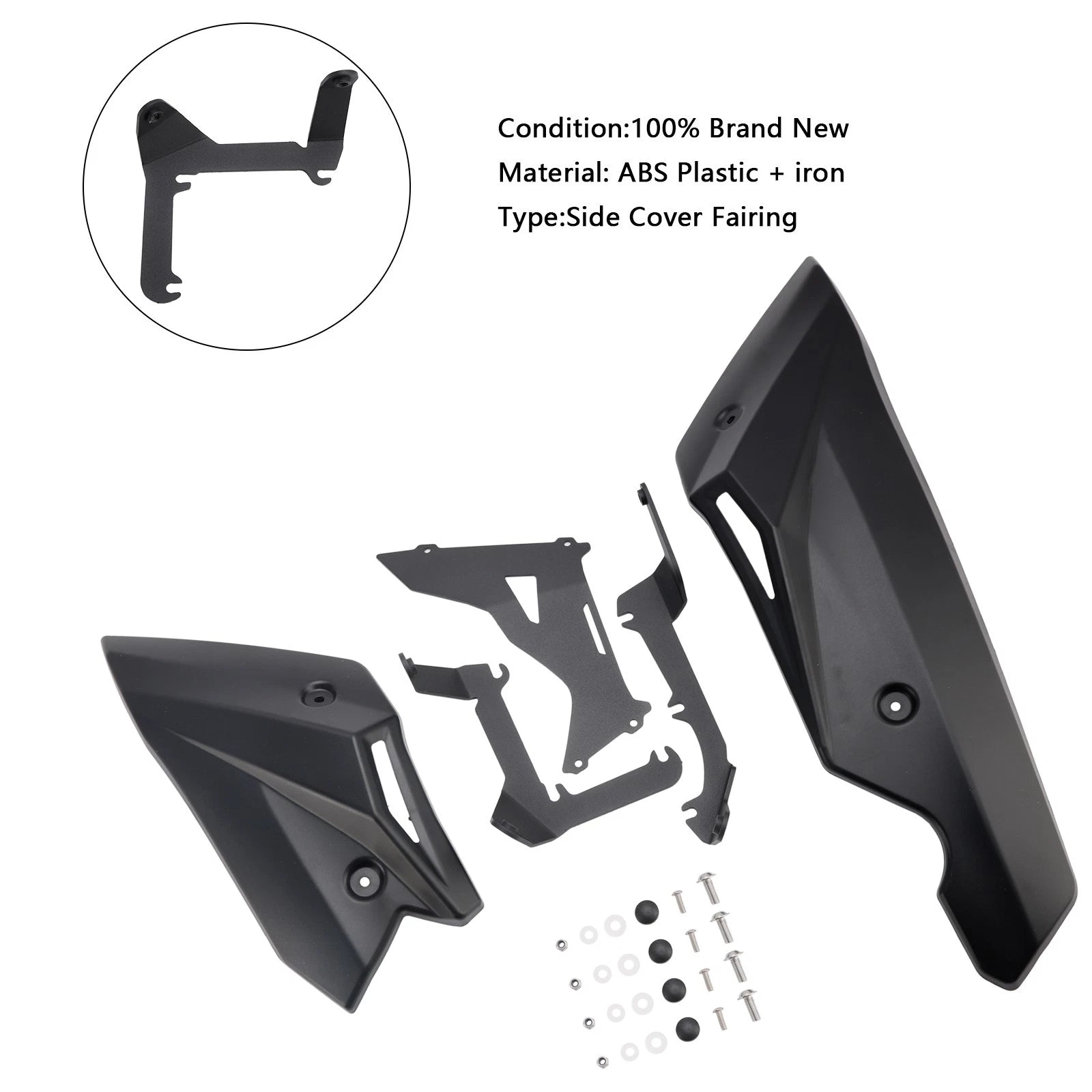 Lower Pan Engine Decorative Plate Cover for CB750 Hornet (2023–2024) Black