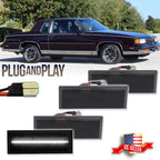 4X Smoke LED Side Marker Lights for Oldsmobile Cutlass 442 (1981–1988)