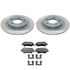 DuraGo Rear Rotors & Akebono ProACT Ceramic Brake Pads for Cadenza Sonata (2014–2019)