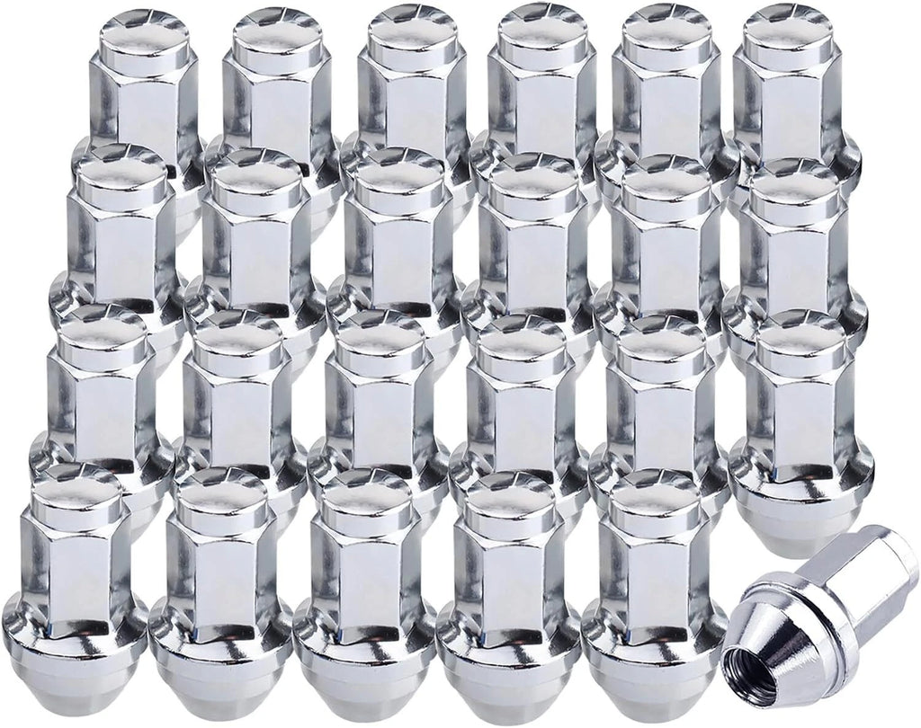 24Pc Chrome Lug Nuts for Ford Expedition (2000–2014) & Lincoln Navigator (2003–2014)