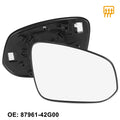 Right Side Heated Mirror Glass with Backing Plate 87961-42G00 for Toyota RAV4 (2019–2023)