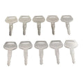10 x Ignition Keys Metal for Komatsu Excavator Dozer Loader