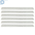 Set of 6 E Track Tie Down Rails for Garages Vans Trailers Motorcycle