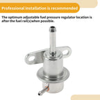 Fuel Pressure Regulator for Honda Civic (1992–2001) No. 16740P05A00 Metal 20-70 Psi