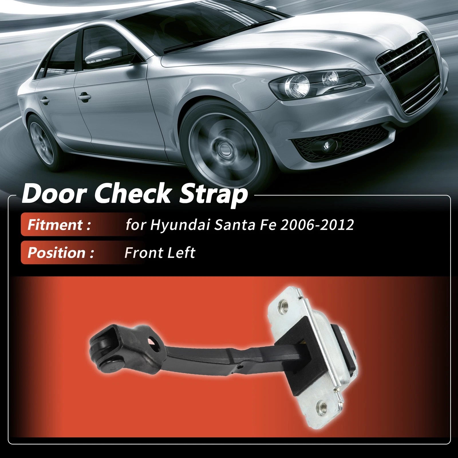 Front Left Door Check Strap for Hyundai Santa Fe (2006–2012) No.793802B000