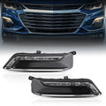 Clear Lens LED Fog Light Pair + Wiring + Switch Kit for Chevy Impala (2014–2020)
