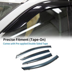 Window Deflectors for Ford Focus Sedan (2019–2023) Side Window Vent Visors Black